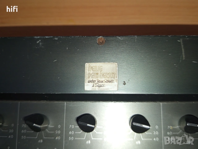Колекционерски пулт SATT Elektronik SAM 82 , снимка 4 - Ресийвъри, усилватели, смесителни пултове - 55038511