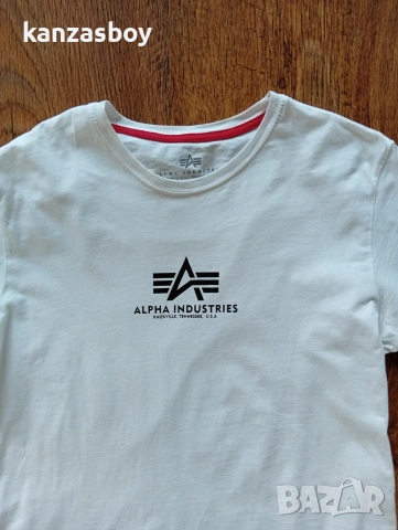 ALPHA INDUSTRIES - мъжка тениска р-р М, снимка 3 - Тениски - 55066914