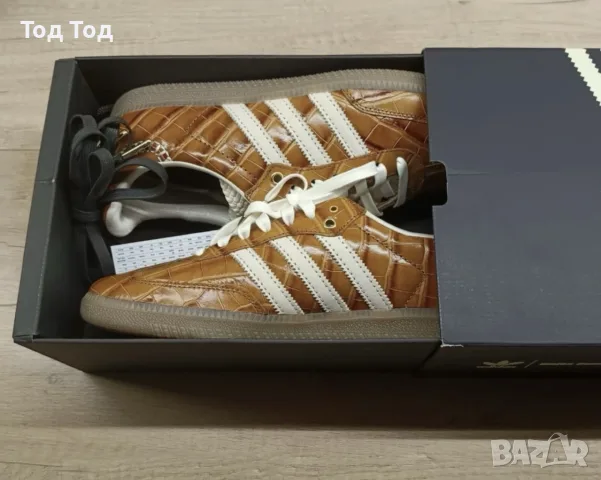 Adidas x Wales Bonner Samba Croc night brown 43 1/3, снимка 3 - Маратонки - 55603629