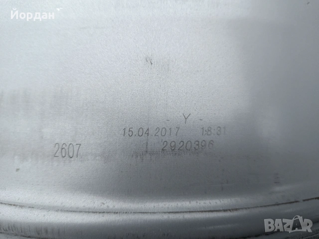ОРИГИНАЛНИ джанти 17' цола 5x112 ФОЛКСВАГЕН / VW Touran GOLF 57,1 ET52, снимка 13 - Гуми и джанти - 55155306