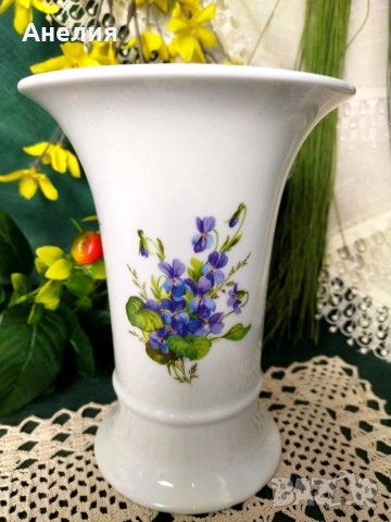 Heinrich ваза с виолетки , снимка 2 - Вази - 54152407
