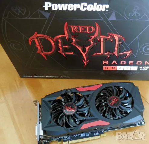 Видеокарта PowerColor Red Devil AMD Radeon RX 470 4GB GDDR5, снимка 2 - Видеокарти - 55353534