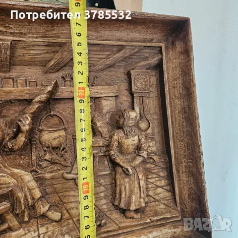 картина дърворезба , снимка 5 - Антикварни и старинни предмети - 55334542