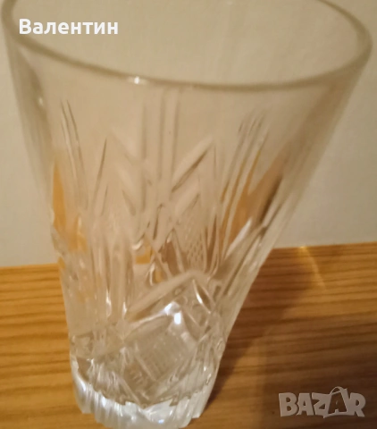 Лот от 5 руски кристални чаши за ракия, снимка 4 - Сервизи - 54152319