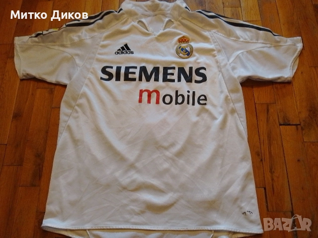 Real Madrid футболна тениска Адидас 2004-2005 домакини #23 Бекъм размер С