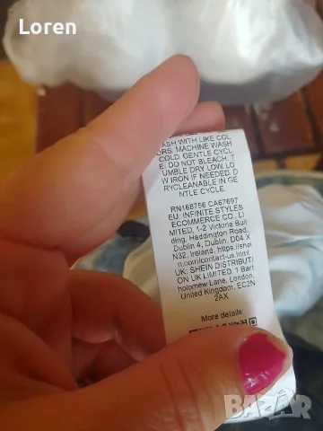 Ново!*Shein*Дънки с 🎀 панделки🎀, снимка 10 - Дънки - 49422472