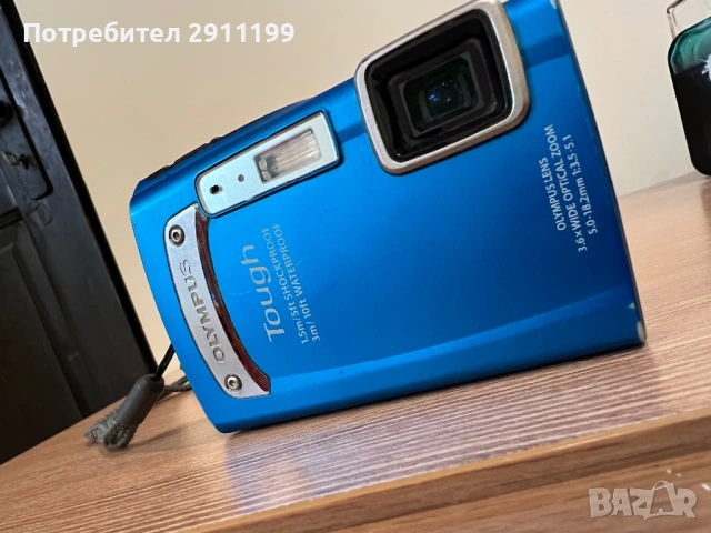 Устойчив фотоапарат Olympus Tough 14 Mp с подаръци, снимка 3 - Фотоапарати - 54657640