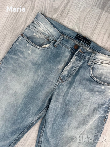 Pull & Bear Skinny дънки светлосини EU 42 / 32, снимка 2 - Дънки - 55525643