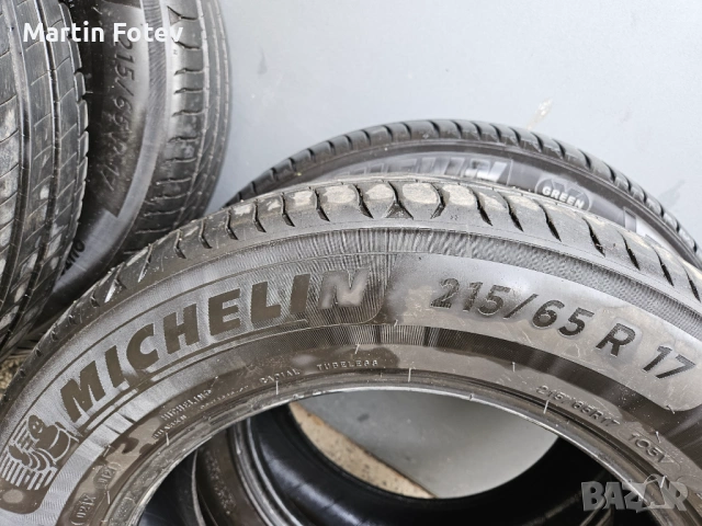 2 летни гуми Michelin Primacy 215 65 17, снимка 3 - Гуми и джанти - 54589288