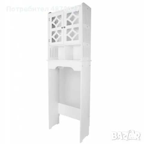 Waterproof Bathroom   стилен шкаф за баня над тоалетна 48 х 23 х 150 см;, снимка 4 - Шкафове - 55609418