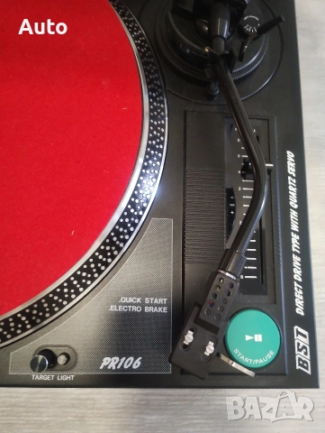 BST PR-106 – Професионален DJ грамофон с директно задвижване (Direct Drive), снимка 3 - Грамофони - 55037144
