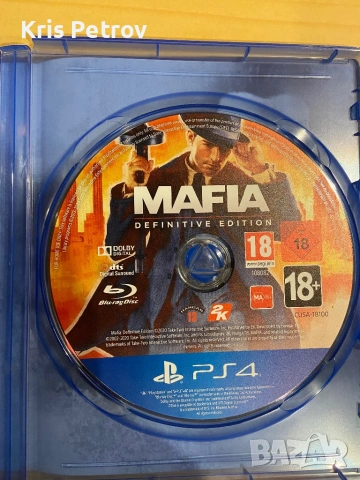 Игра За PS4 Mafia Definitive Edition , снимка 4 - Игри за PlayStation - 54647111
