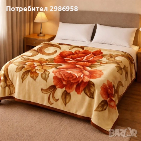 Меки плюшени одеяла , снимка 11 - Олекотени завивки и одеяла - 54389470
