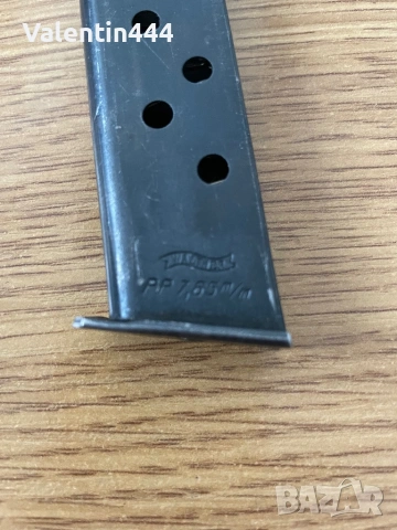 Пълнител за пистолет "ВАЛТЕР ПП", кал. 7,65мм, снимка 3 - Бойно оръжие - 53441455