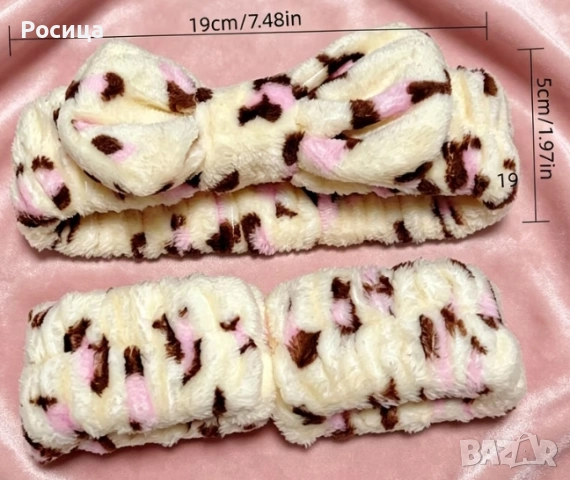 Комплект спа лента за коса с ръкавели, снимка 7 - Аксесоари за коса - 55069419
