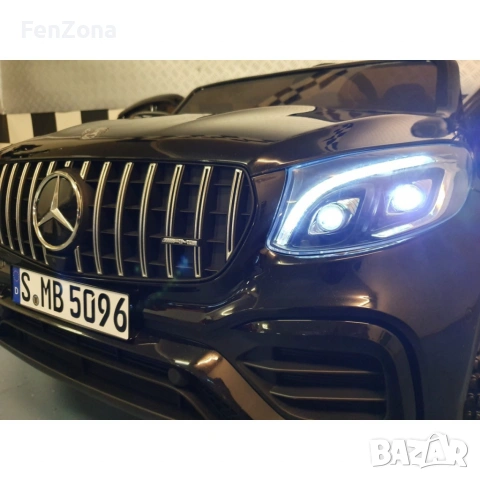 Акумулаторен джип Mercedes GLC63 COUPE 4X4 с меки гуми 12V, снимка 13 - Други - 54972496