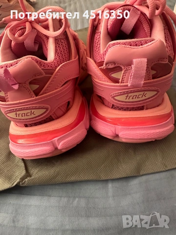 Дамски маратонки balenciaga track розови, снимка 7 - Маратонки - 55085607