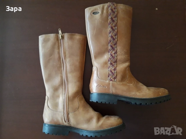кожени ботуши Clarks с GoreTex, 28.5ти номер, снимка 12 - Детски боти и ботуши - 55486749