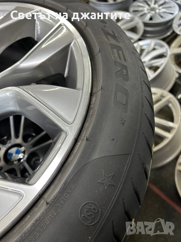 Джанти 19 цола 5x120 BMW F25 X3 F26 X4 Спорт Пакет с Гуми 245/45/19 и 275/40/19 Pirelli Original , снимка 8 - Гуми и джанти - 54429109