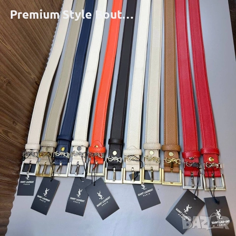 колани от естествена кожа ysl saint laurent , снимка 3 - Колани - 54126691