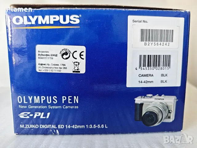 Фотоапарат Olympus PEN E-PL1 Zoom Lens Kit пълен комплект , снимка 14 - Фотоапарати - 55511406