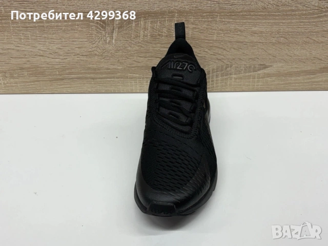 Дамски маратонки Nike Air Max 270 Triple Black sneakers, снимка 6 - Маратонки - 54497306