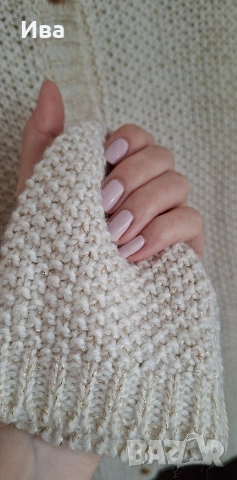 Плетена жилетка от вълна и алпака, снимка 3 - Жилетки - 54084637