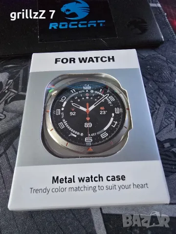 Продавам метални корпуси (кейсове) case за Samsung Galaxy watch ultra и Apple watch ultra , снимка 4 - Калъфи, кейсове - 55418822