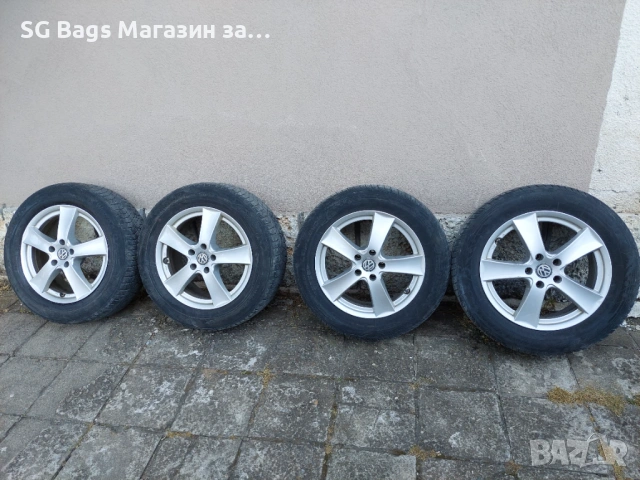 Vw tiguan лети джанти с гуми 225/60/17, снимка 3 - Гуми и джанти - 54832506