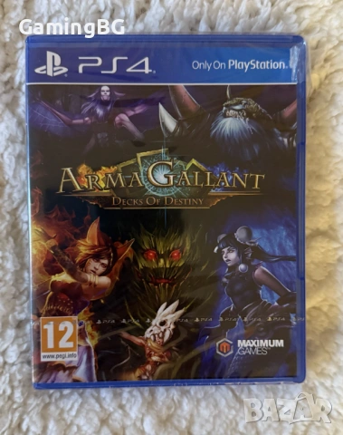 чисто нова ArmaGallant Decks of Destiny, Arma Gallant, PS4