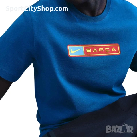 Мъжка тениска Nike F.C. Barcelona HJ3925-431, снимка 7 - Тениски - 54777786
