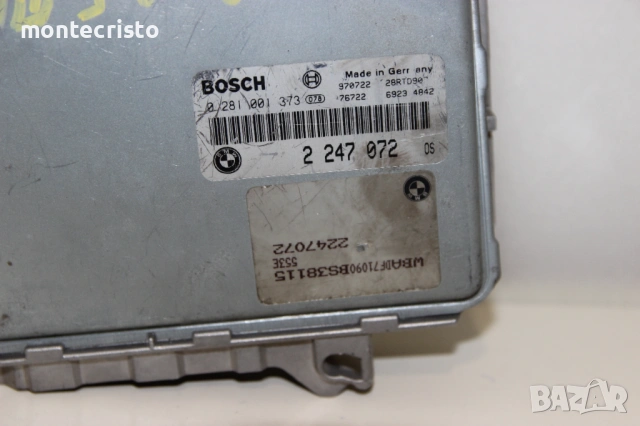 Моторен компютър BMW E39 (1996-2004г.) 0281001373 / 0 281 001 373 / 2247072 / 2 247 072, снимка 2 - Части - 54459164