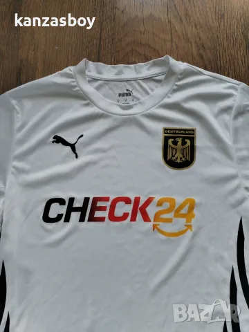 Puma 2024 Germany 'Euro 24' - мъжка футболна тениска КАТО НОВА М 100% оригинал точни размери М - раз, снимка 3 - Тениски - 55338407