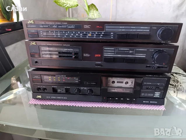 Сет JVC Усилвател Тунер Дек, снимка 6 - Аудиосистеми - 55679938