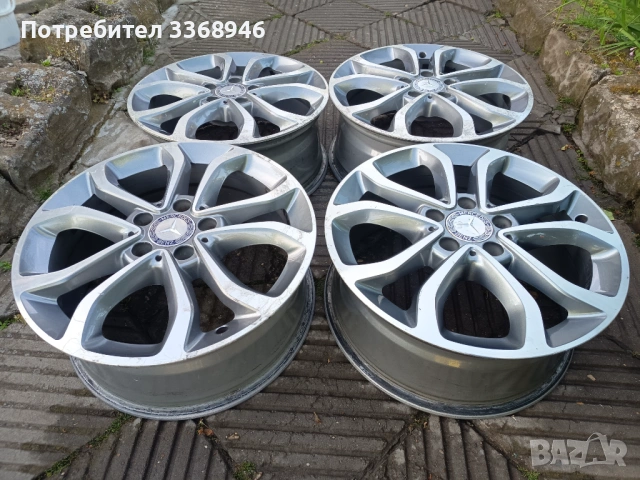 ОРИГИНАЛНИ ДЖАНТИ МЕРЦЕДЕС Ц КЛАСА 17" 5Х112 MERCEDES W205 C Class 5x112, снимка 5 - Гуми и джанти - 54544225
