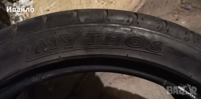 Продавам 1 брой летна гума 215.45.17 дот 2021 Mythos, снимка 3 - Гуми и джанти - 55041988