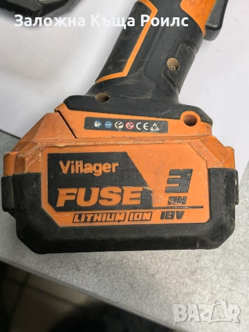 Акумулаторен ъглошлайф Villager FUSE VLN 4320, снимка 4 - Ъглошлайфи - 55016158