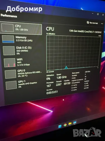 Asus Rog Strix Gaming Laptop/ Геймърски Лаптоп, снимка 5 - Лаптопи за игри - 55502555