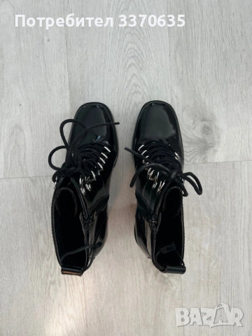 Дамски боти на висок ток, Zara, 38 номер, снимка 5 - Дамски боти - 55051632