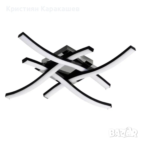 Полилей с 4 рамена в мрежест дизайн, снимка 4 - Лампи за стена - 54276028