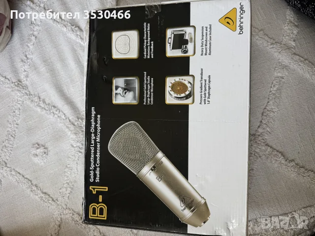 behringer  B1 микрофон, снимка 3 - Микрофони - 55603572
