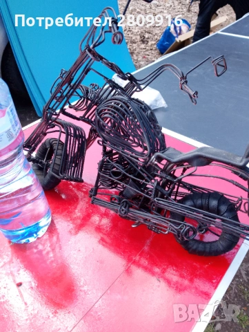 Стар мотор от тел, снимка 3 - Антикварни и старинни предмети - 54173201