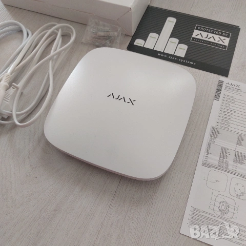 Алармен Хъб Ajax Hub 2 (2G) Jeweller – Бял / Безжична Централа с Фотоверификация, снимка 3 - Комплекти за видеонаблюдение - 54783353