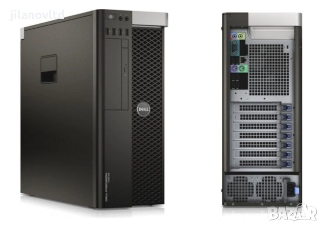 Работна станция Dell T5600 Tower 2x E5-2667 Quadro 4000 64GB DDR3 256GB SSD