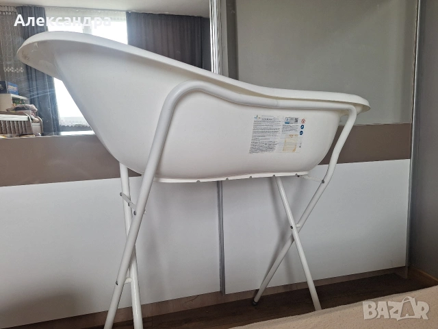 Бебешка вана за къпане със стойка, снимка 4 - За банята - 54538523