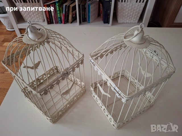 Клетки цветарници, метални и Кашпа кученце, снимка 3 - Саксии и кашпи - 54625308