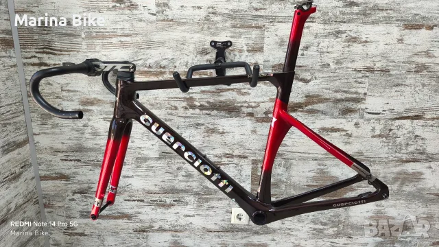 Карбонова шосейна рамка Guerciotti Veloce S Disc | M, снимка 10 - Части за велосипеди - 55365183