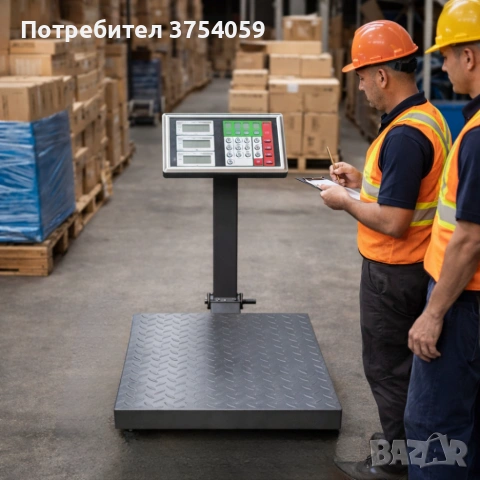 Сгъваем кантар до 1000кг - рифелова платформа