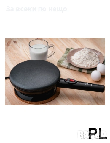 Уред за приготвяне на палачинки терморегулатор, Черен Код P2176