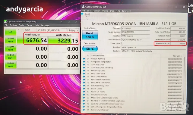 NVidia RTX 5060 8GB/AMD Ryzen 7 250/16GB RAM/512GB SSD NVME/15.6 IPS 144hz/Lenovo LOQ, снимка 15 - Лаптопи за игри - 53721864